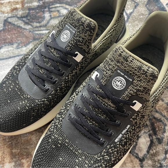 PETER MILLAR WOMEN'S Hyperlight Apollo Sneakers Green Slip On Shoes - Picture 3 of 9